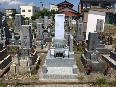 大薮墓地にてお墓開き