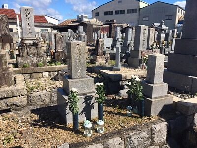 高田墓地にてお墓じまい