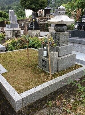 墓石建立工事~山崎墓地~