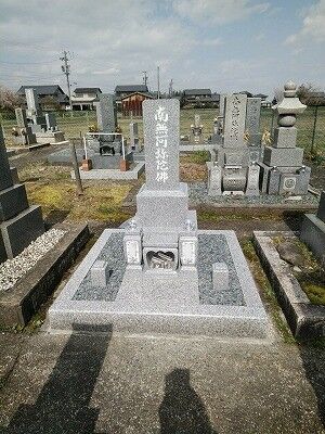 野寺墓地にてお墓開き