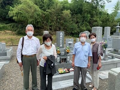 真泉寺霊園にてお墓開き