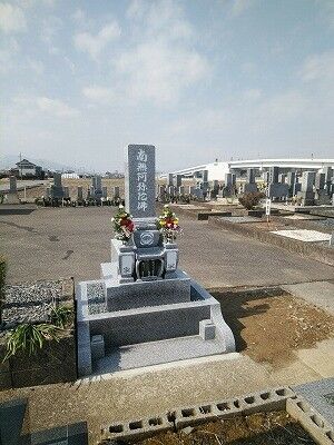 墓石建立工事