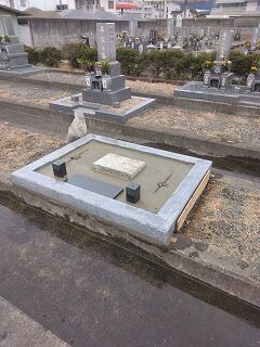 墓石の建立工事