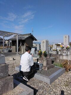 お墓の建替え工事