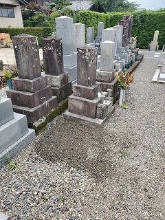 養老町にてお墓じまい