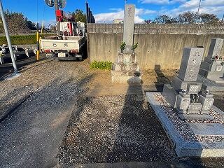 海津市にてお墓じまい