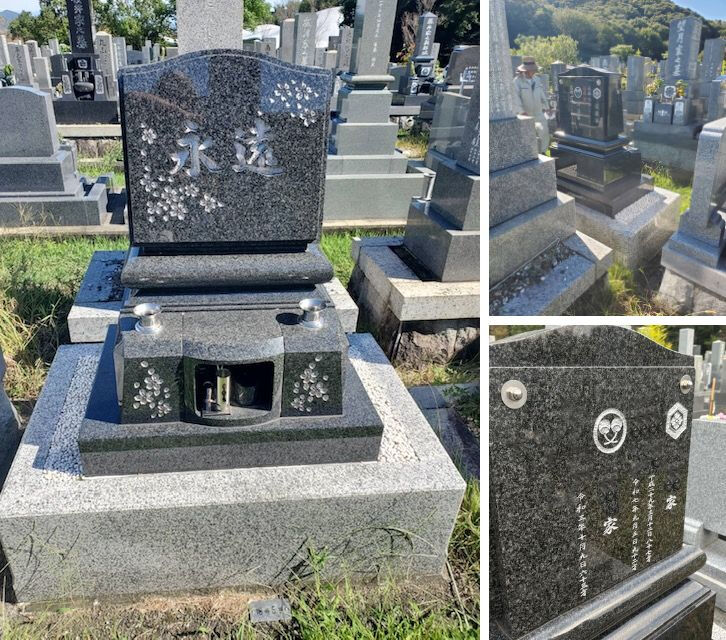 久しぶりのお客様からのご依頼で、8年前に建てさせて頂いた墓石