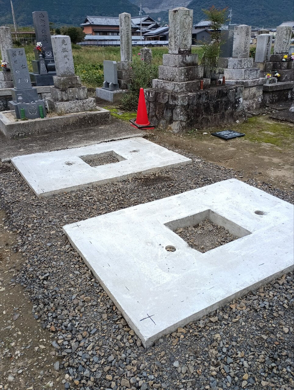 ～墓石解体再建工事④～