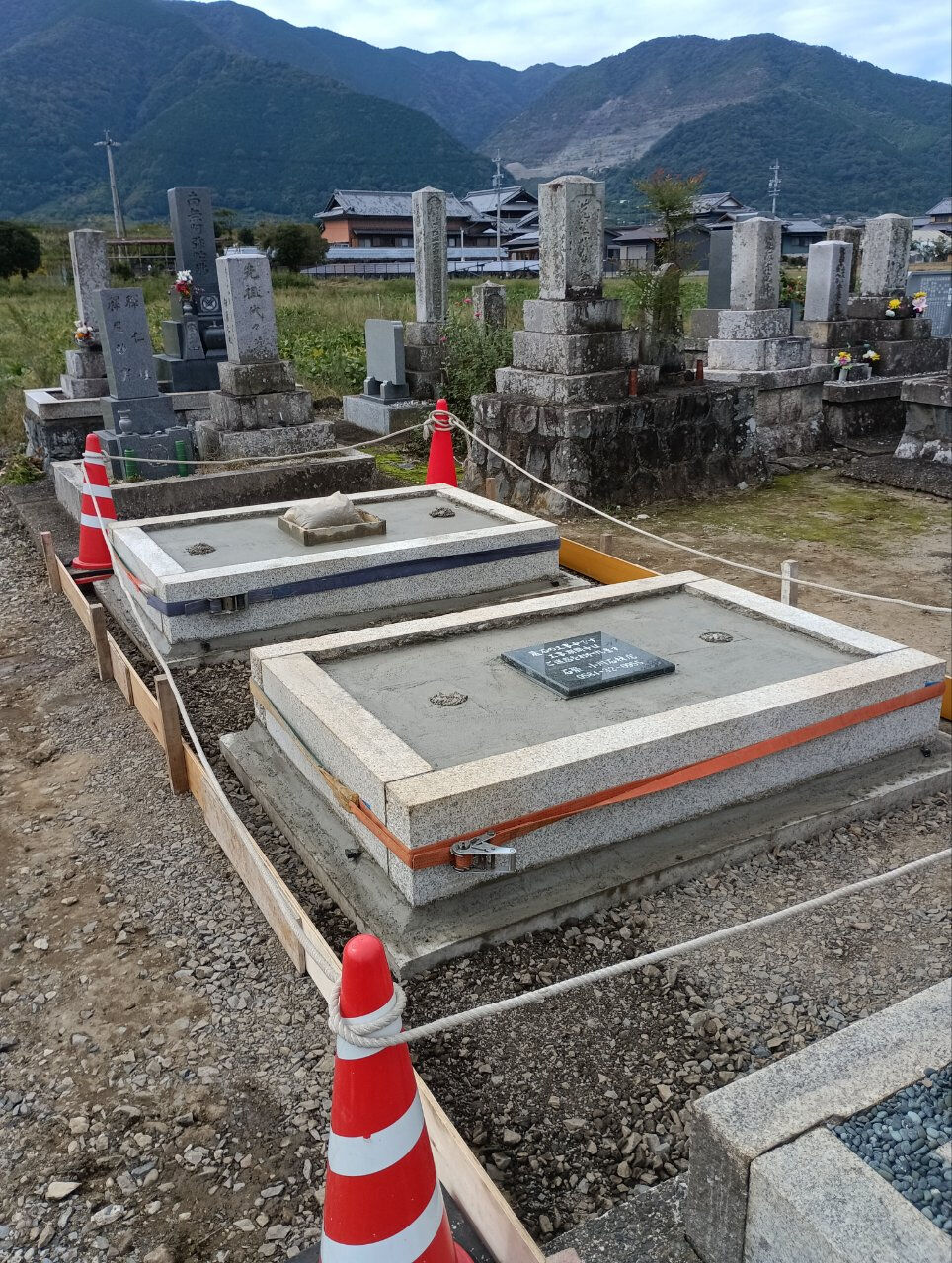 ～墓石解体再建工事④～