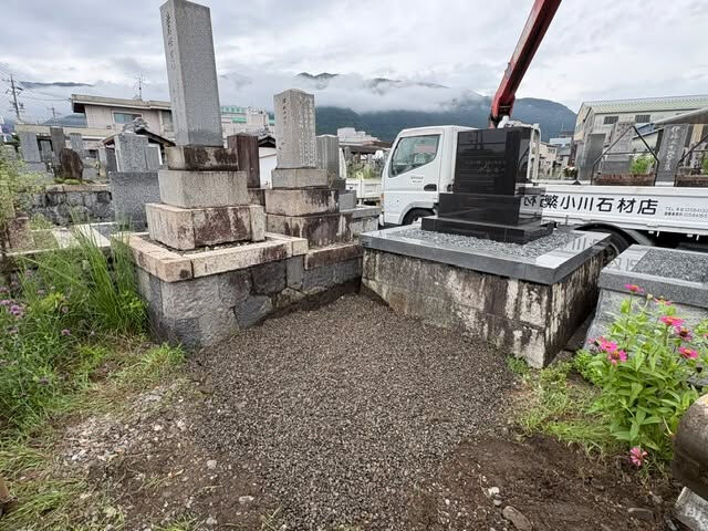 高田墓地の撤去作業を行いました