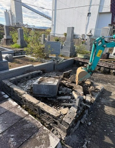 石川県にお住まいの方からのご依頼で、養老町の高田墓地にてお墓