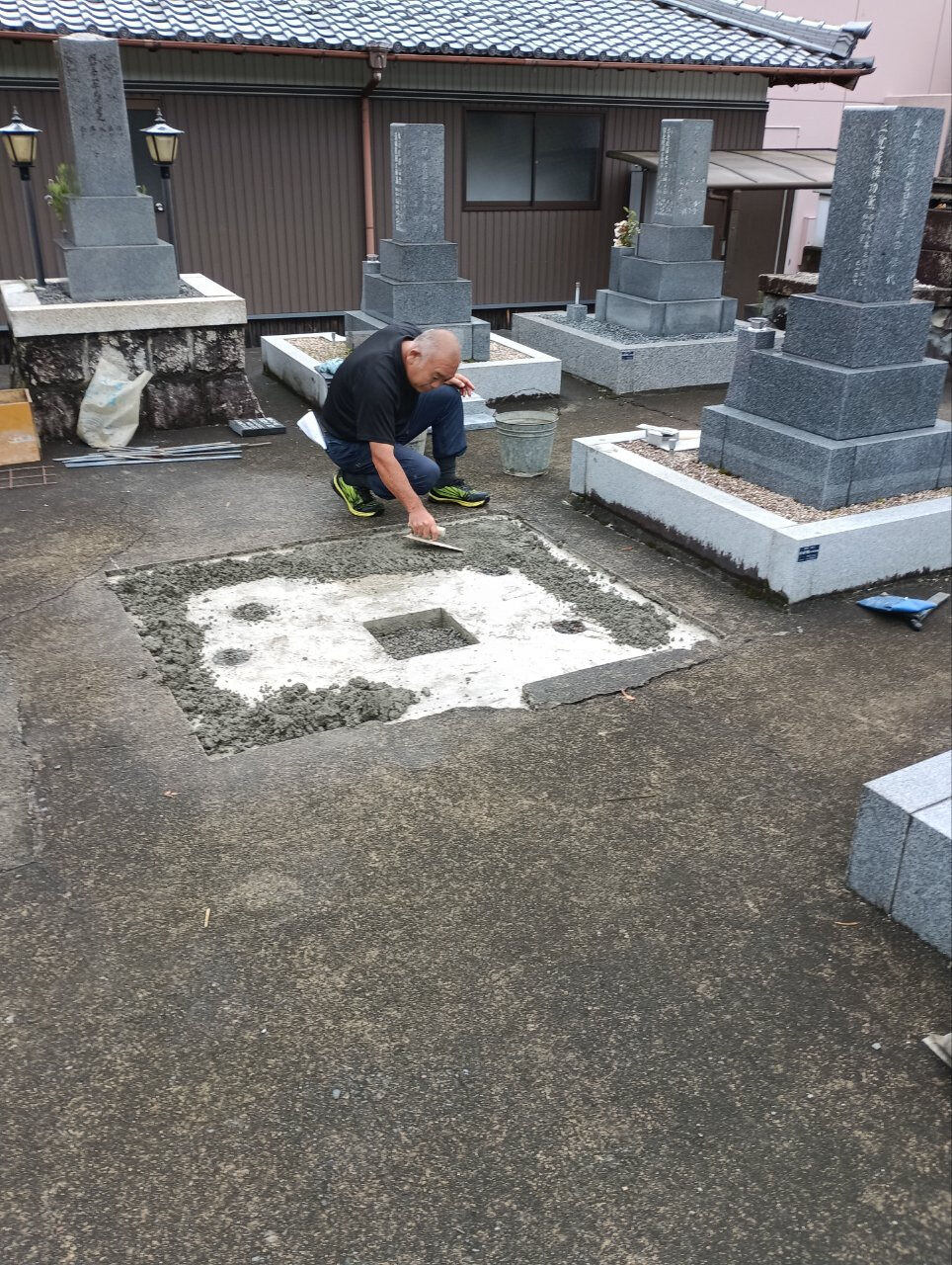 新設墓石工事②