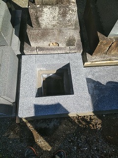 墓石の建て替え工事②