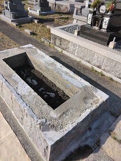 墓石の移設工事　（海津市）