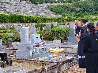 圓満寺霊苑にてお墓開き