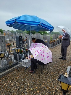 円満寺霊苑　入仏式